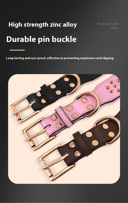 Anti-Bite Rivet Dog Collar