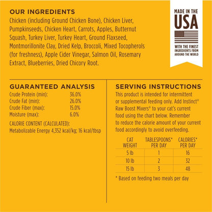 Freeze-Dried Cat Food Topper – Raw Mixers (6 oz)