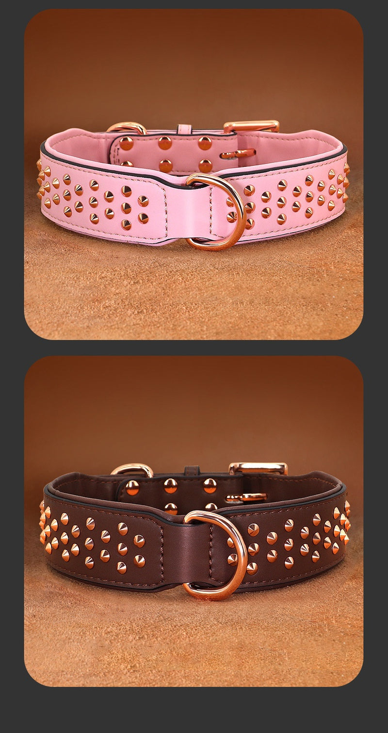 Anti-Bite Rivet Dog Collar