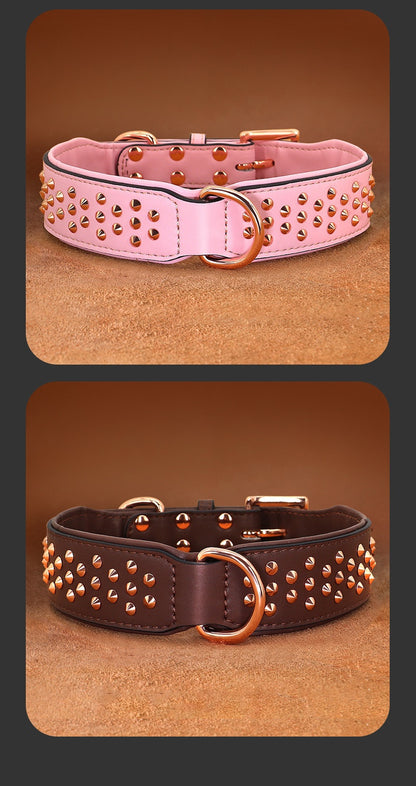 Anti-Bite Rivet Dog Collar