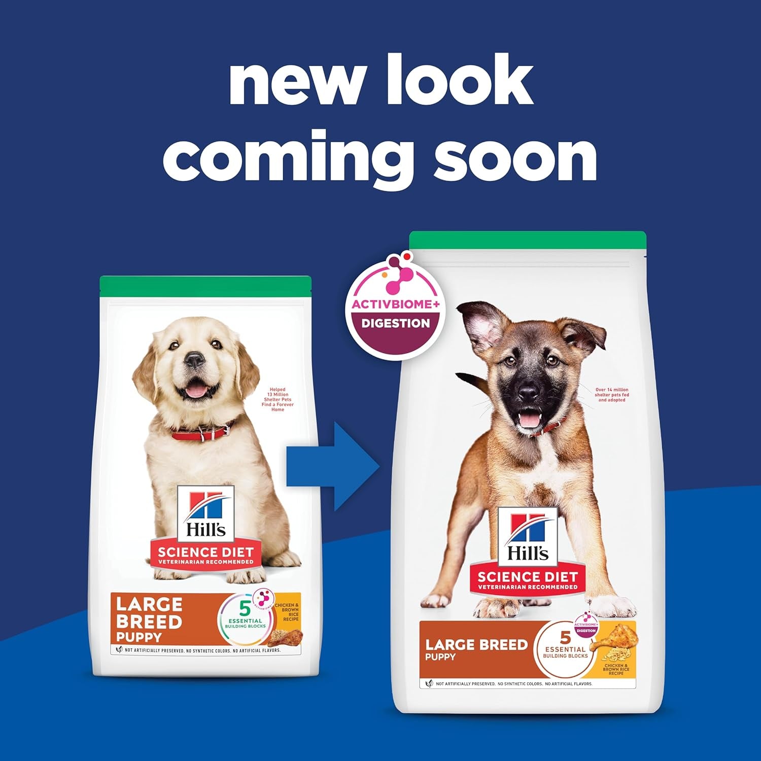 Large Breed Puppy Chicken & Brown Rice Dry Dog Food – 15.5 lb
