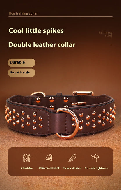 Anti-Bite Rivet Dog Collar