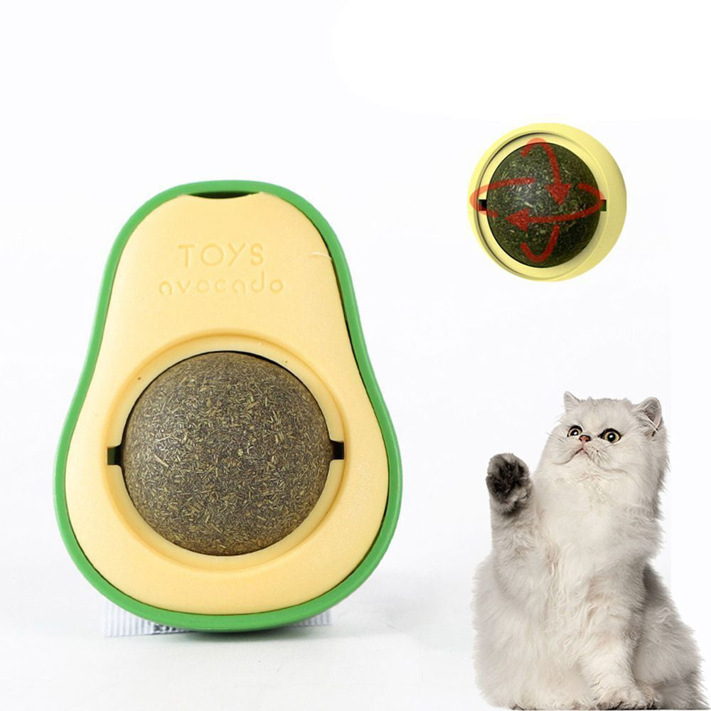 Avocado Catnip Treat Toy