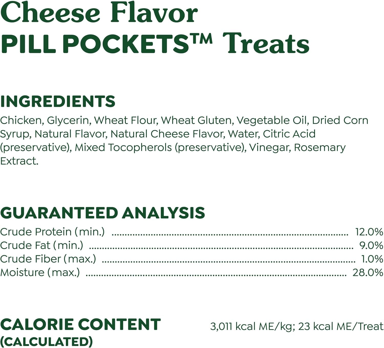 Greenies Pill Pockets Cheese Soft Dog Treats – 15.8 oz (60 Count)