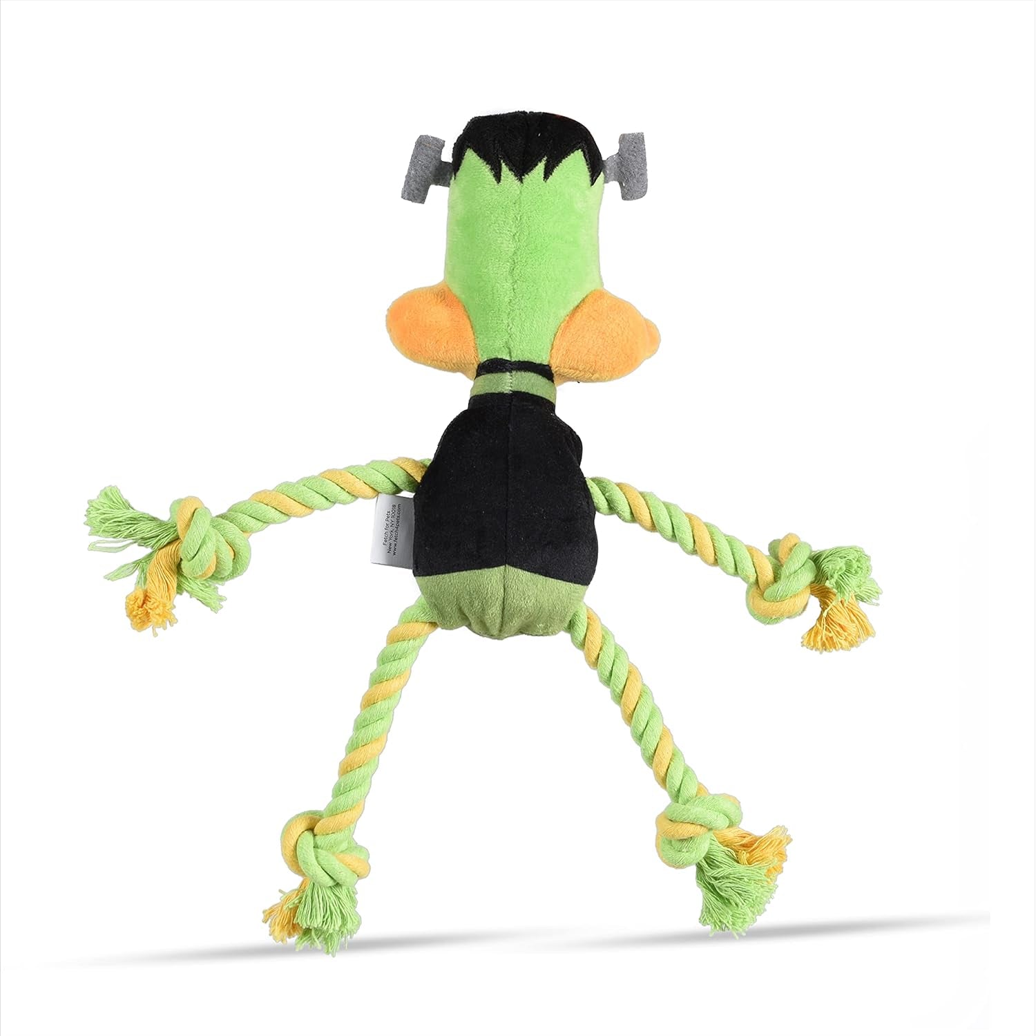 Daffy Duck Frankenstein Dog Toy – Halloween Tug & Squeak Fun