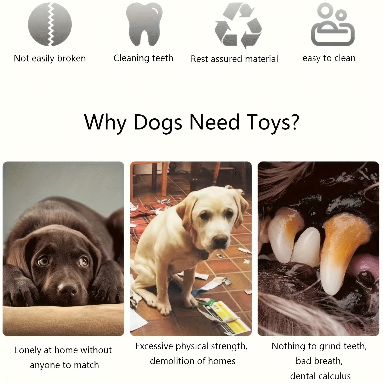 Puppy Plush Squeaky Toys Set