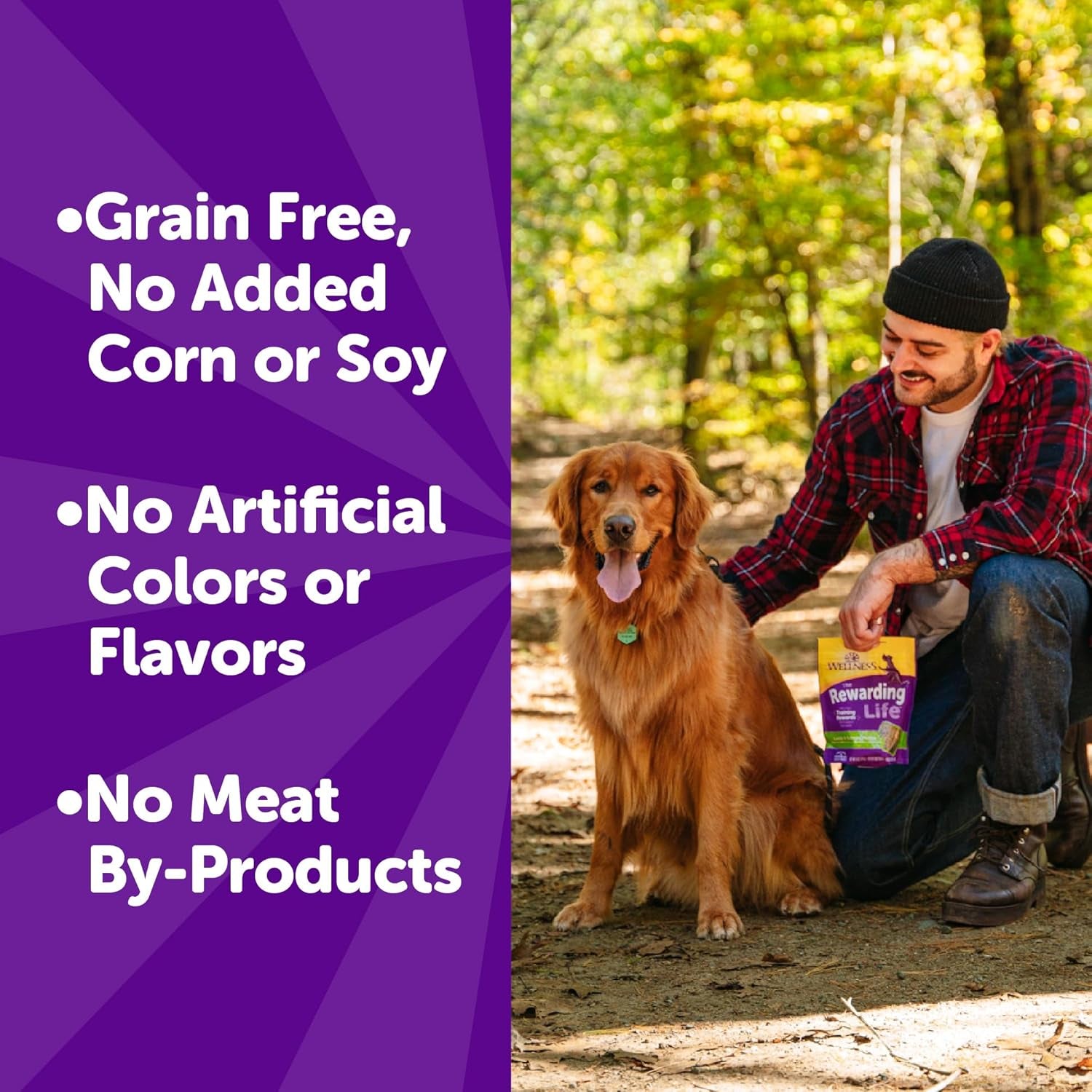Rewarding Life Chicken & Lamb Soft Dog Treats – 6 oz