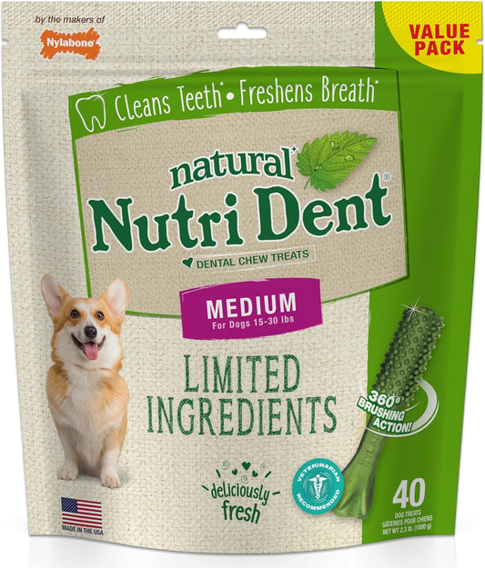 Dental Chews for Dogs – Fresh Breath (40 Count)