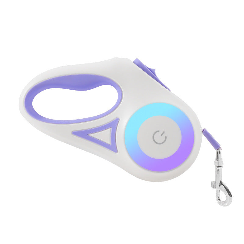 Auto-Retractable Leash + Collar – With Spotlight 