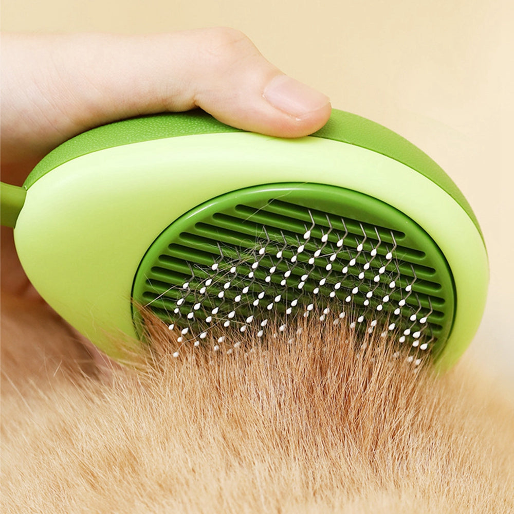 Pet Grooming Comb – Self-Cleaning Hair Remover