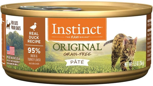 Original Duck Pâté Grain-Free Wet Cat Food – 5.5 oz x 12 Pack