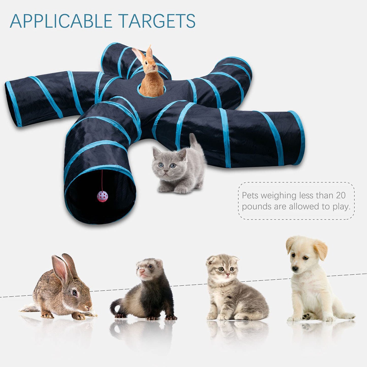 Tree Tunnel Cat Toy – Foldable & Fun