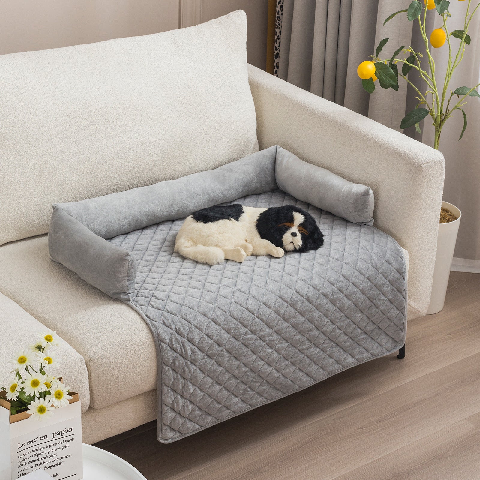 Cozy Pet Sofa Bed – Plush Comfort & Furniture Protection