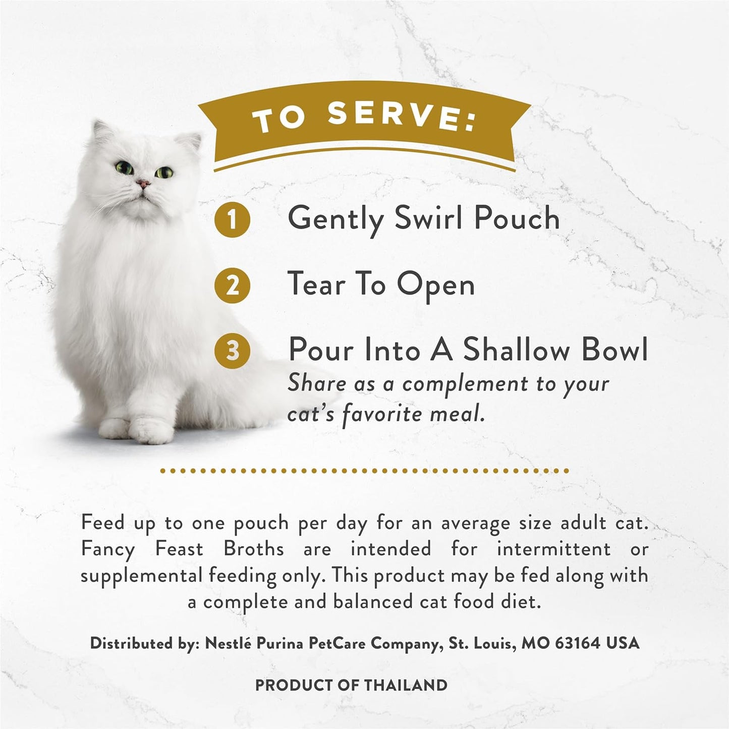 Purina Senior Creamy Chicken Cat Food Broth Topper – 1.4 oz x 16 Pack