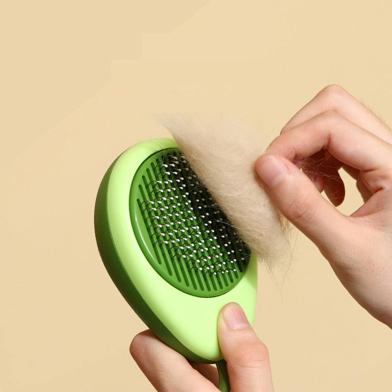 Pet Grooming Comb – Self-Cleaning Hair Remover