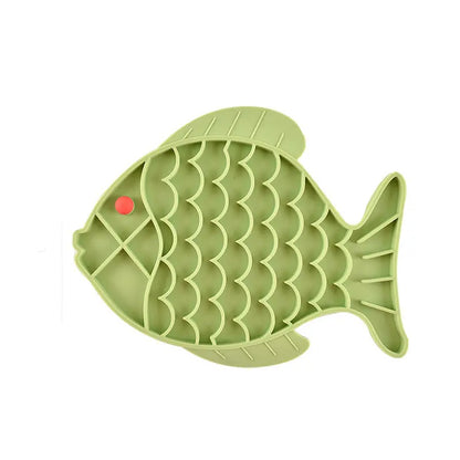 Fish-Shaped Lick Mat – Slow Feeder for Dogs