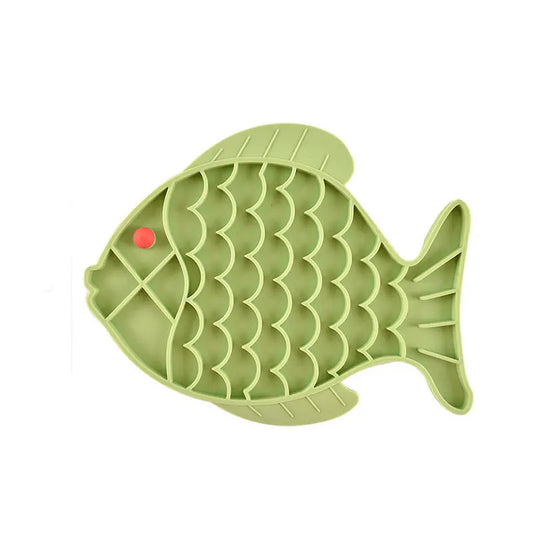 Fish-Shaped Lick Mat – Slow Feeder for Dogs