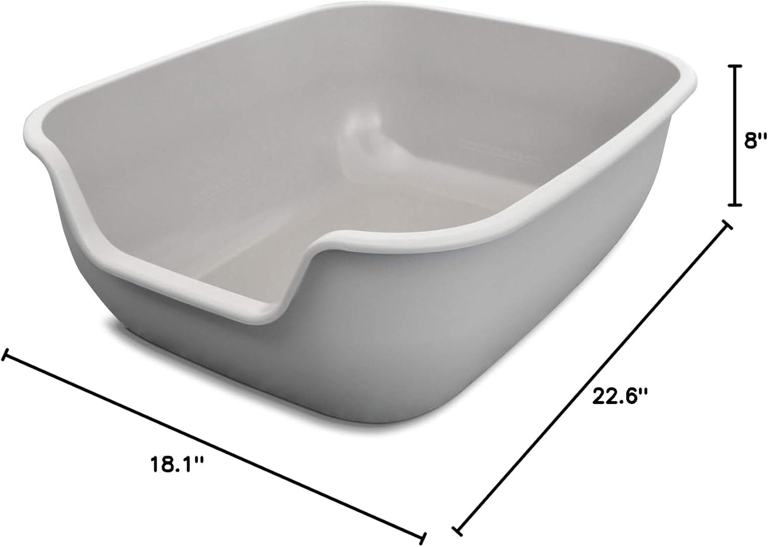 Non-Stick Cat Litter Box – Large, Easy-Clean & Vet-Approved