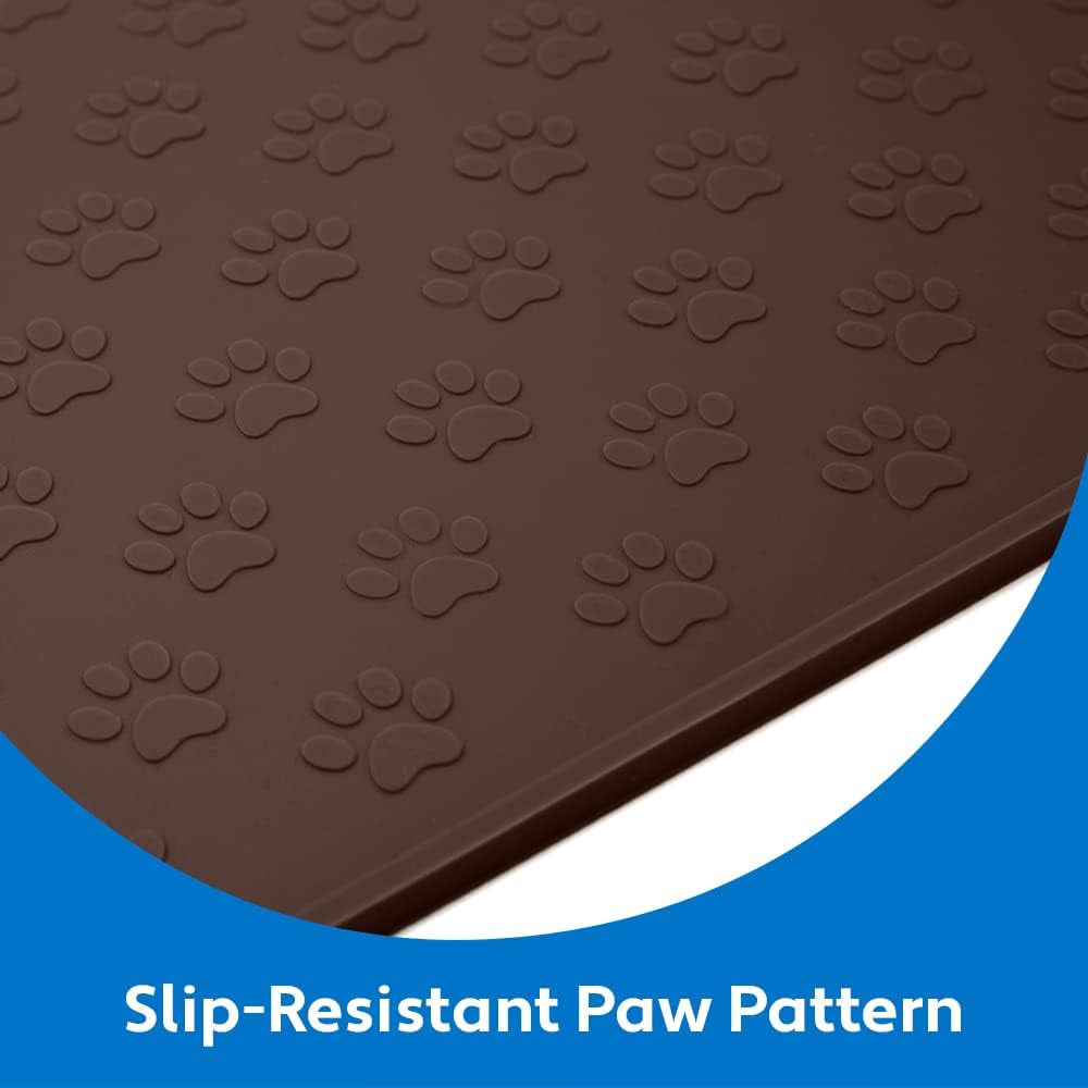 Waterproof Pet Food Mat – Spill-Proof & Dishwasher Safe 