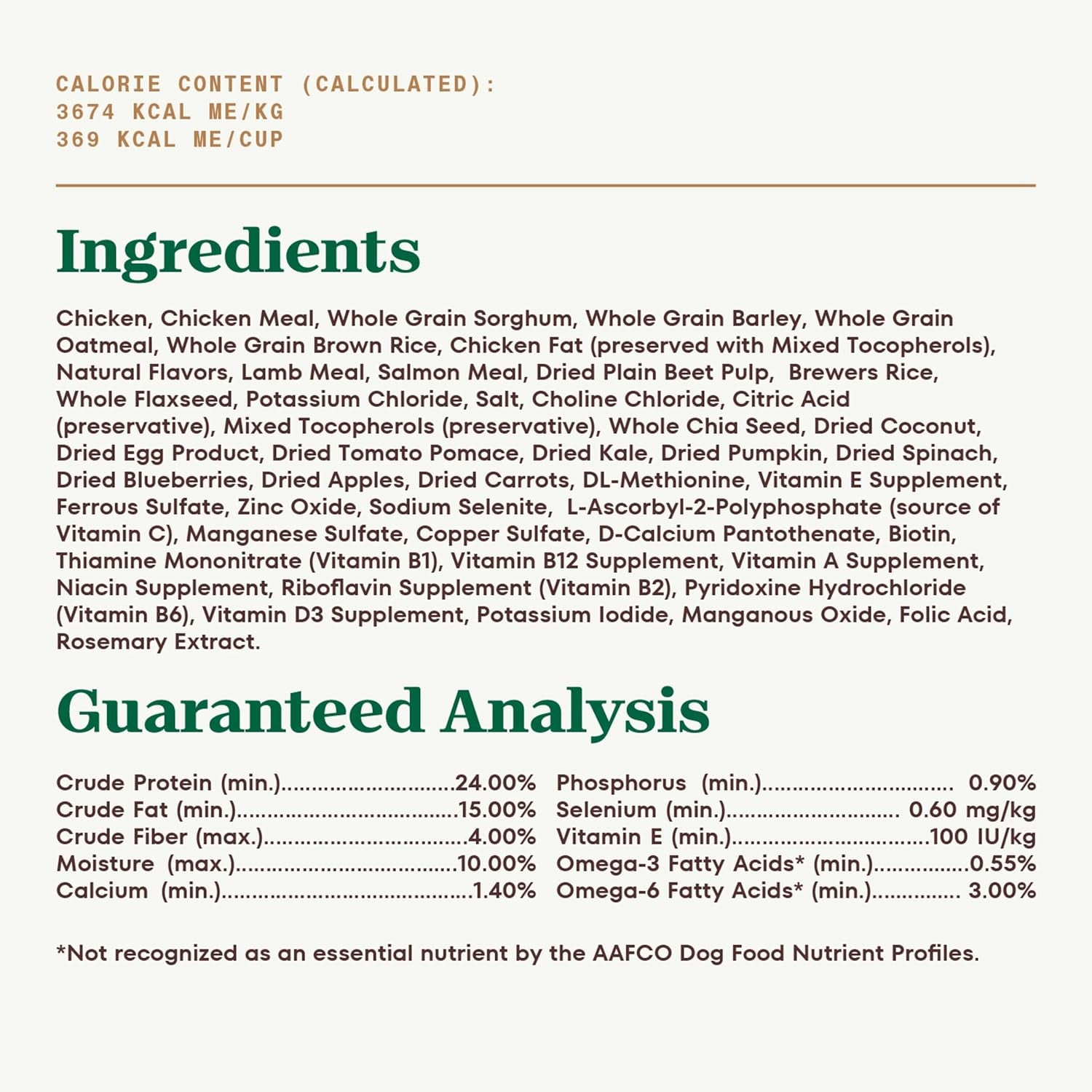 Nutro Ultra Natural Chicken, Lamb & Salmon Dry Dog Food – 30 lb