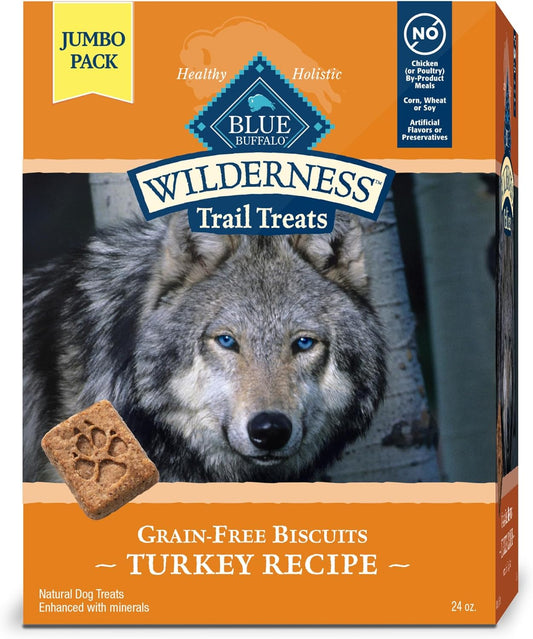 Wilderness Trail Treats Turkey Crunchy Dog Biscuits – 24 oz