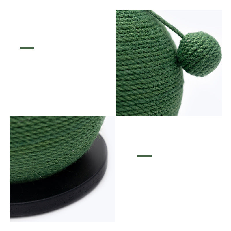 Cactus Sisal Cat Scratcher Ball 
