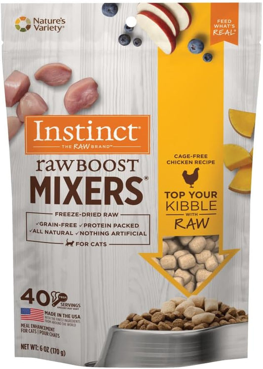Freeze-Dried Cat Food Topper – Raw Mixers (6 oz)
