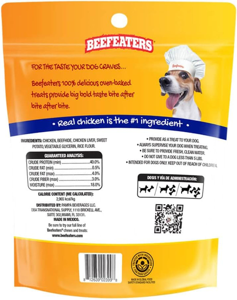 Beefeater Chicken, Liver & Sweet Potato Dog Chew Kabobs – 10 oz