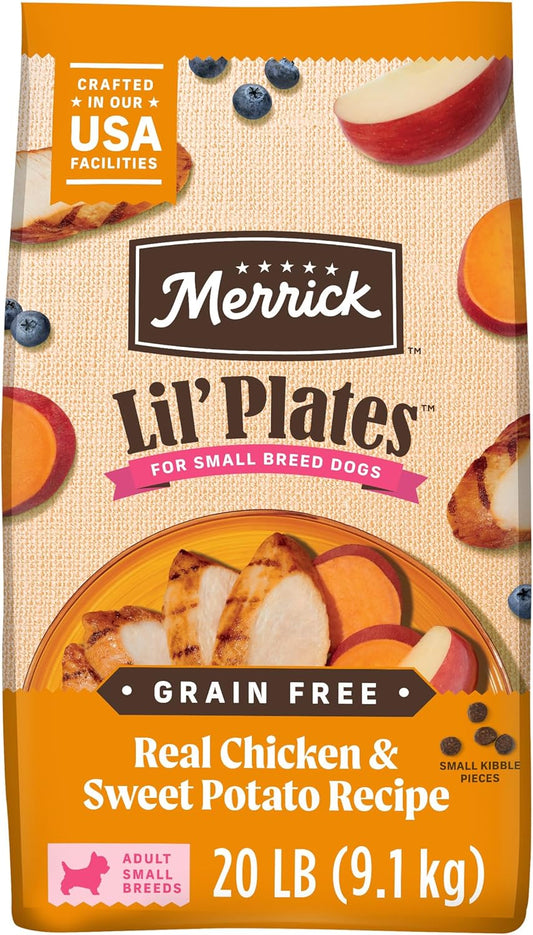 Lil’ Plates Grain-Free Chicken & Sweet Potato Dry Dog Food – 20 lb