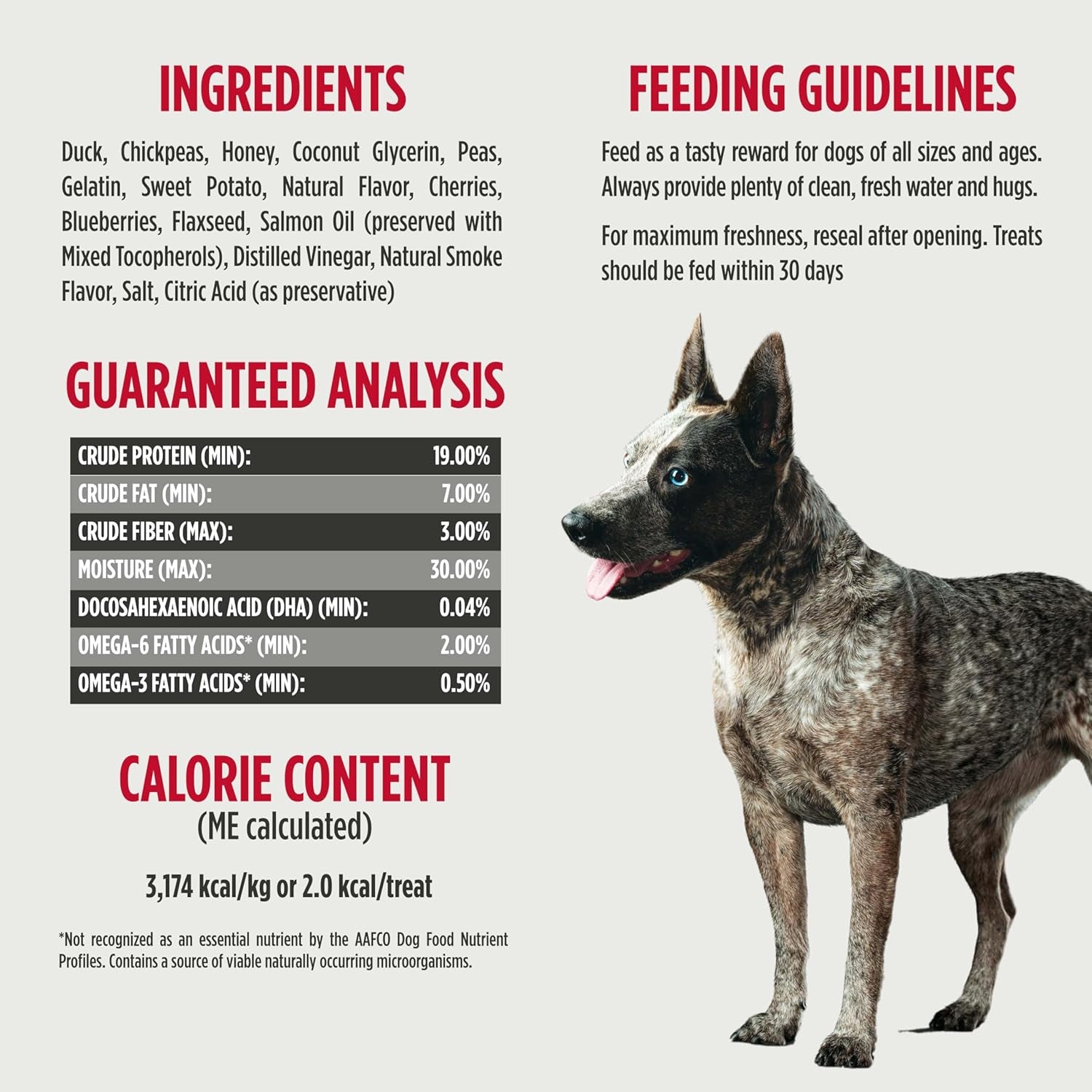 Nulo Grain-Free Natural Duck Dog Treats – 4 oz