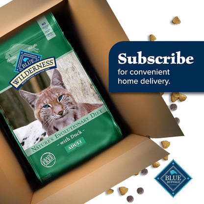 Blue Buffalo Wilderness Natural Duck Dry Cat Food - 11 lb