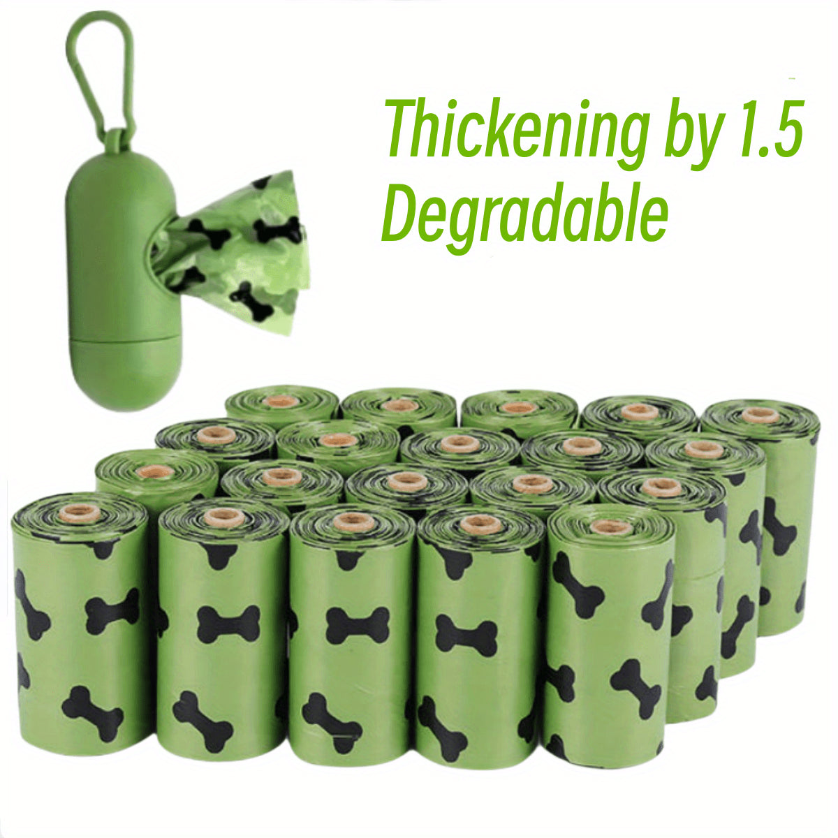 Eco Poop Bags – Leak-Proof + Dispenser