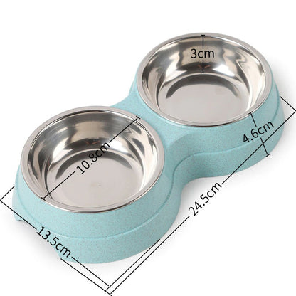 Double Pet Bowl – Food & Water