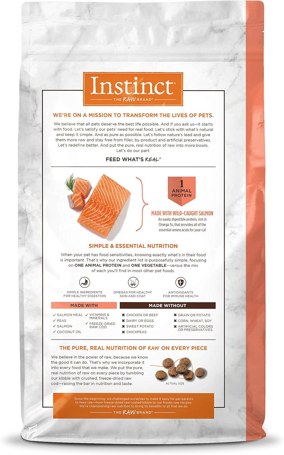 Grain-Free Salmon Cat Food – Limited Ingredient – 4.5 lb