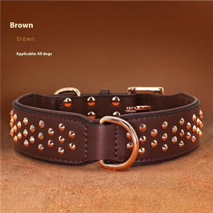 Anti-Bite Rivet Dog Collar