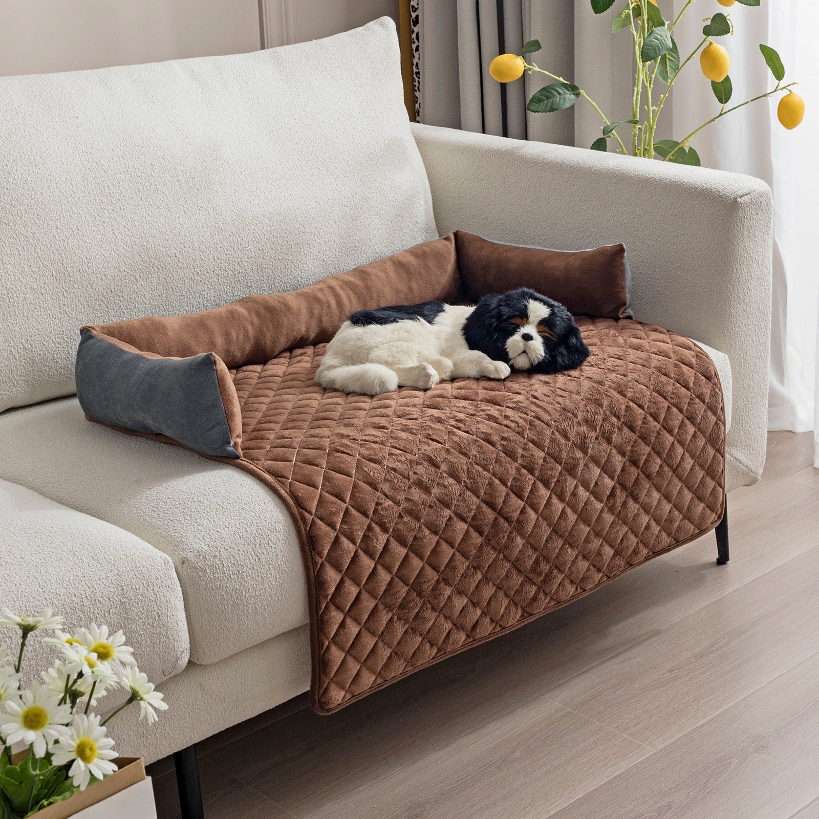 Cozy Pet Sofa Bed – Plush Comfort & Furniture Protection