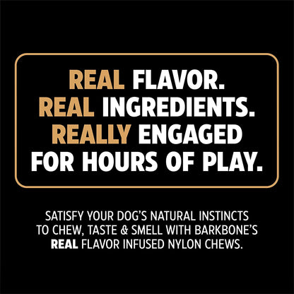 Dino Barkbone – Bacon Chew Toy for Power Chewers