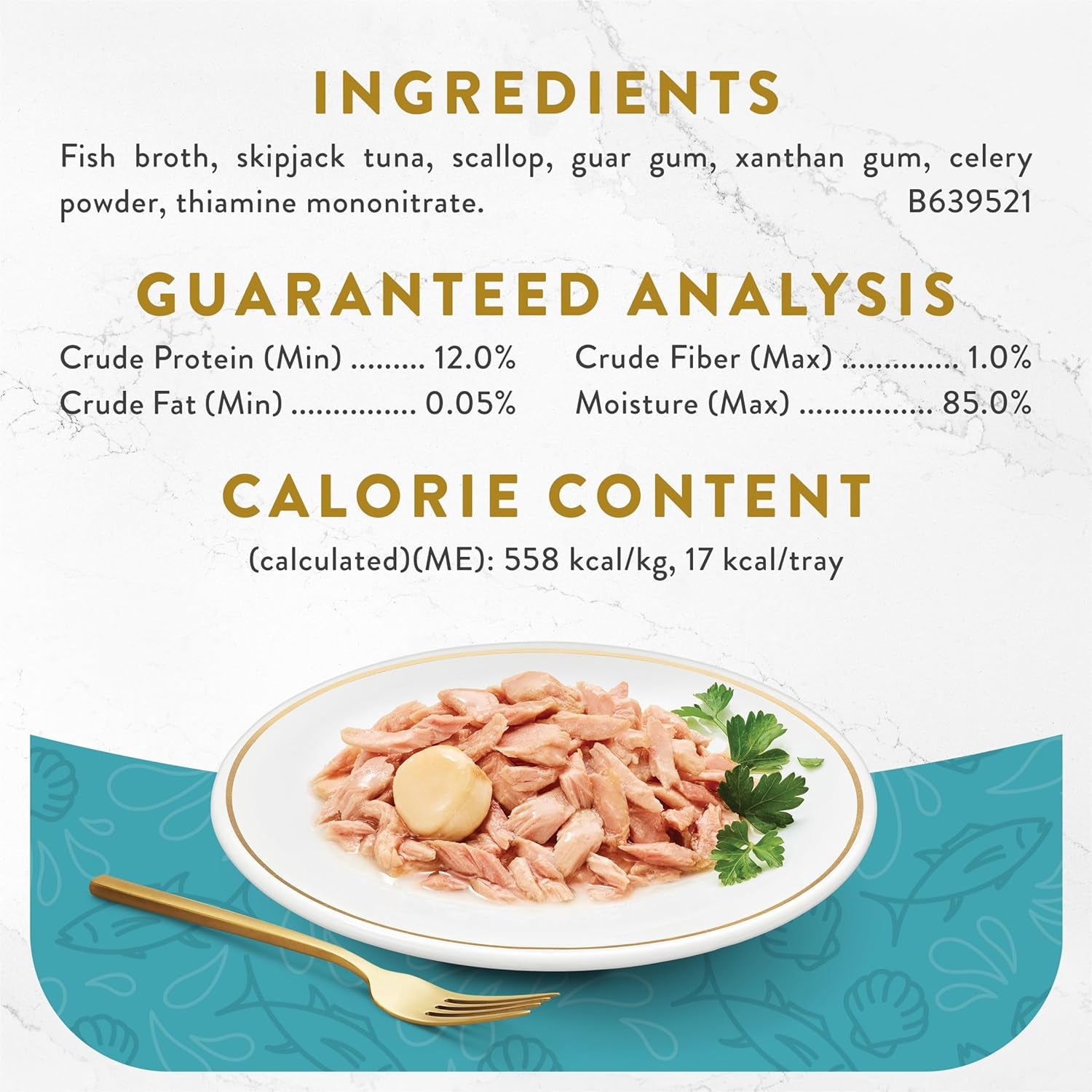 Purina Tuna & Scallop Cat Toppers – 10 x 1.1oz