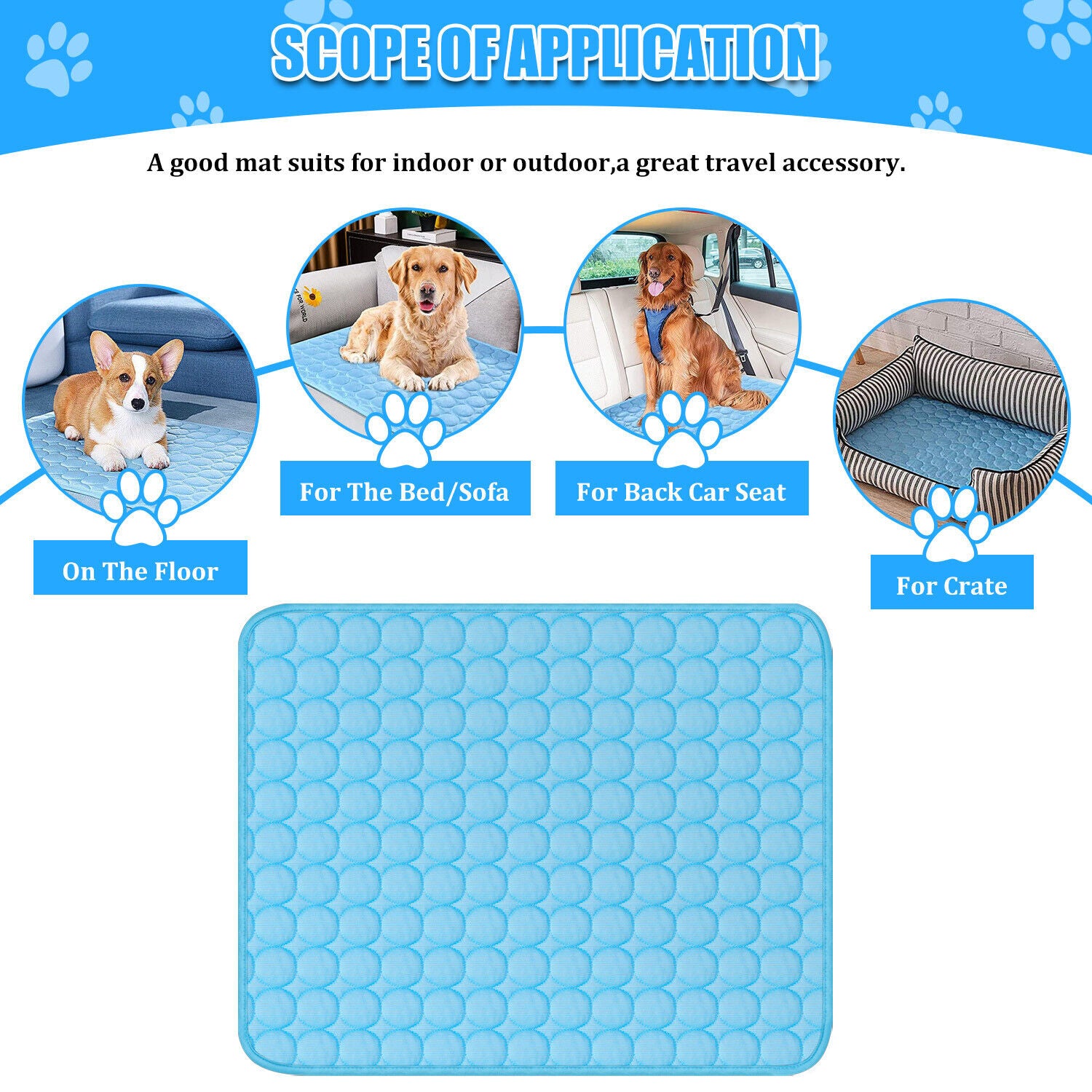 Cooling Mat for Pets – Summer Chill Pad