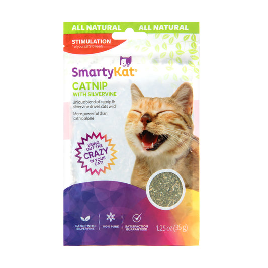 Catnip & Silvervine Blend – 35g Resealable Pouch
