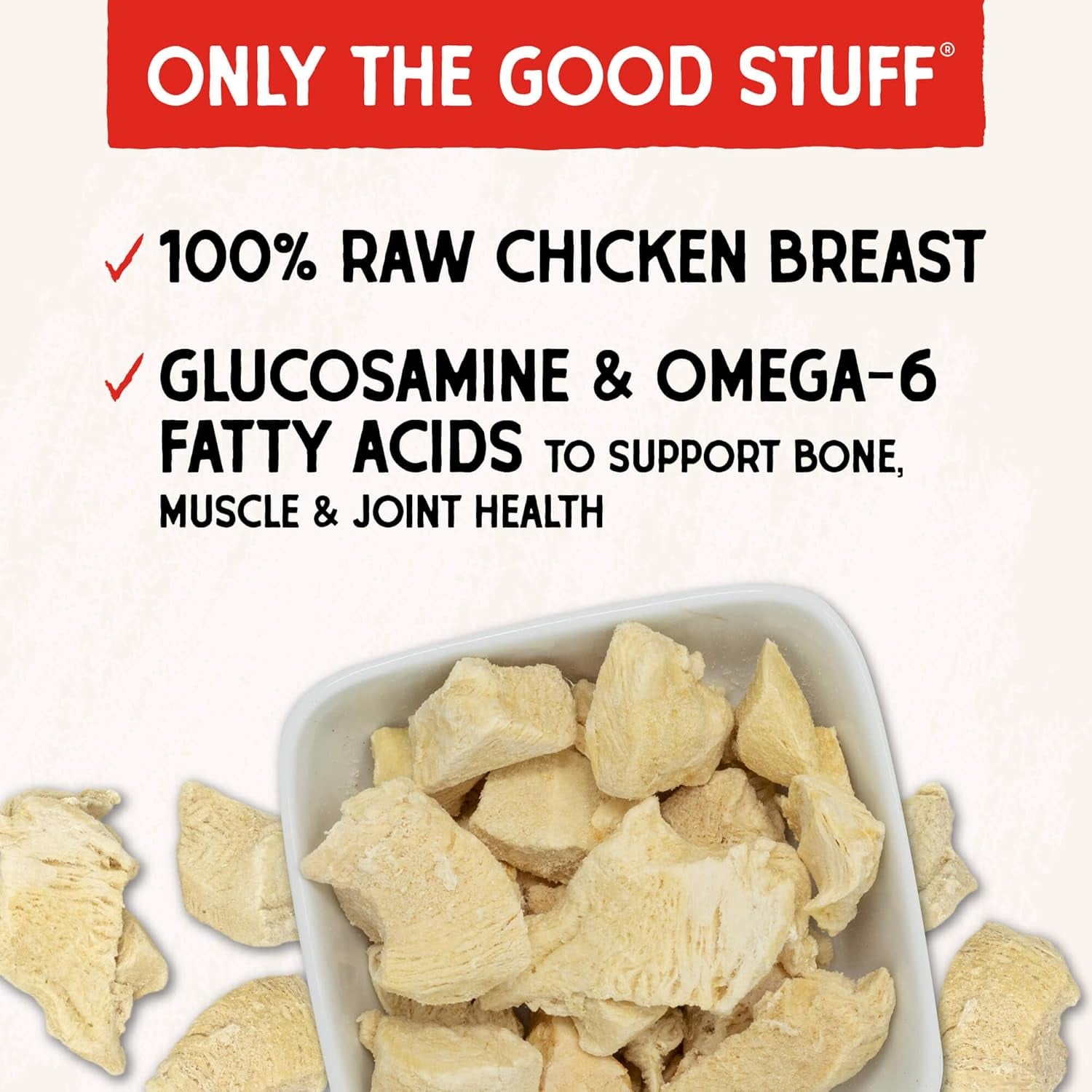 Stella & Chewy’s Freeze-Dried Raw Chicken Breast Dog Treats – 2.75 oz