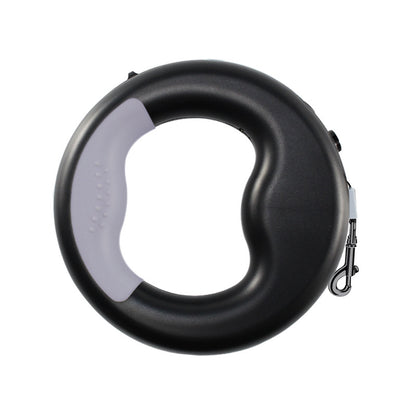 Retractable LED Dog Leash – 2m / 6.5ft, Hands-Free Night Walks