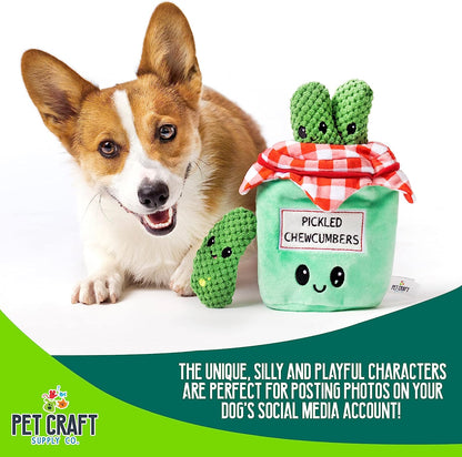 Pickles Hide & Seek Toy – Plush, Crinkle & Squeaky