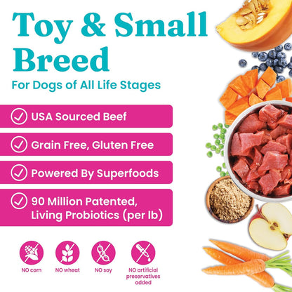Solid Gold Mighty Mini Beef & Sweet Potato Dry Dog Food – 4 lb