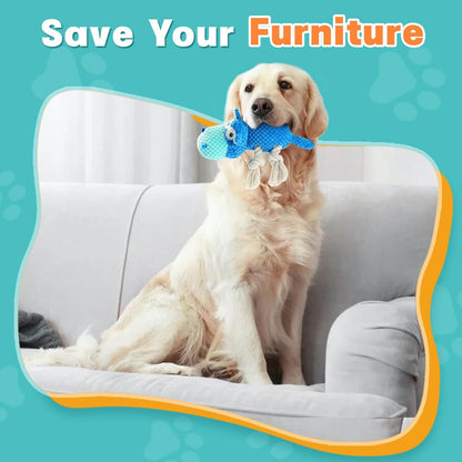 Tough Squeaky Toy for Power Chewers 