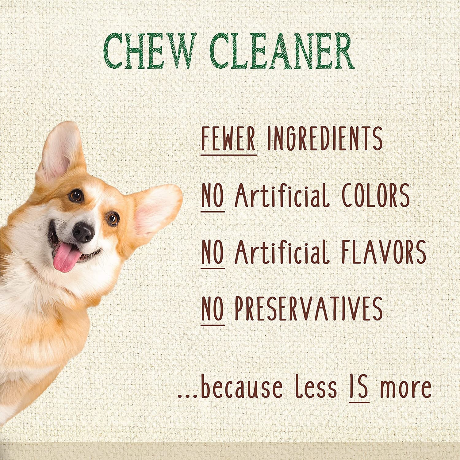 Dental Chews for Dogs – Fresh Breath (40 Count)