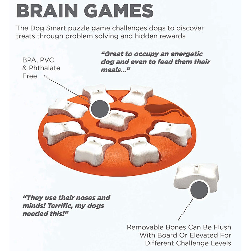  Bone Maze Puzzle – Smart Feeder Toy