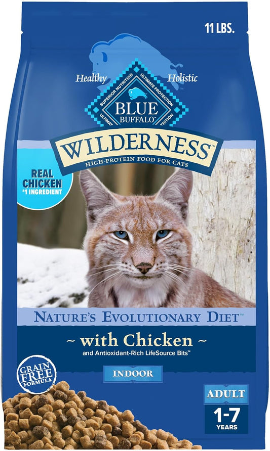 Wilderness Chicken High-Protein Grain-Free Dry Cat Food – 11 lb