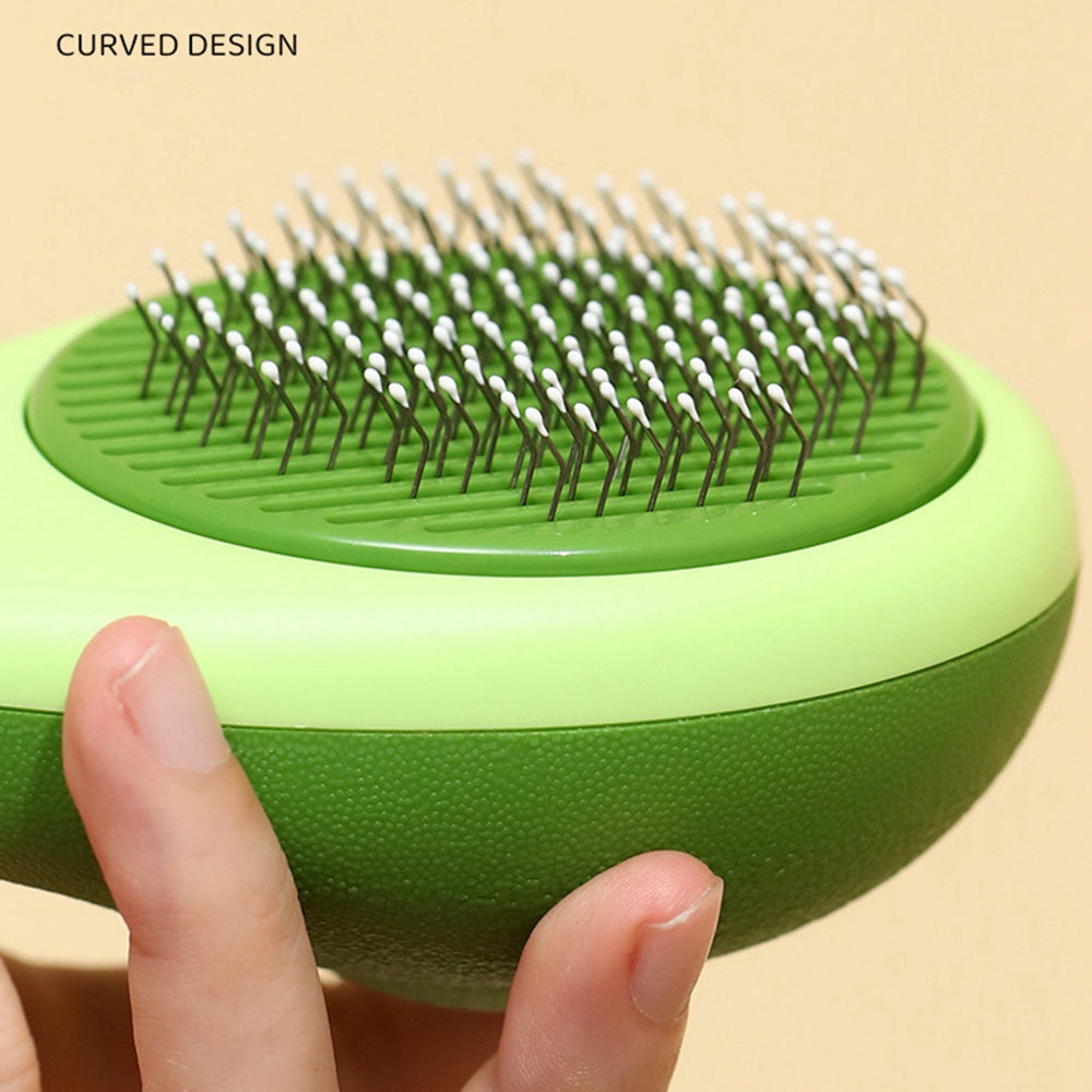 Pet Grooming Comb – Self-Cleaning Hair Remover