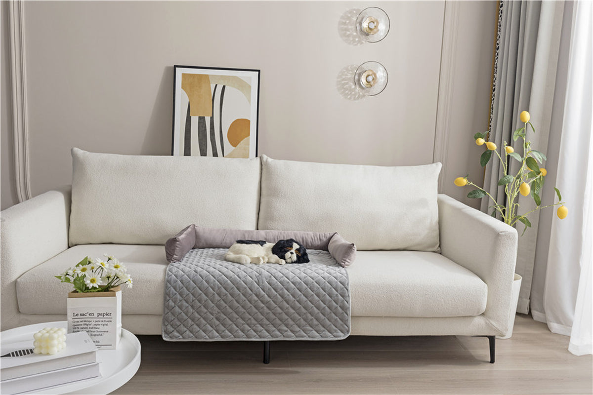 Cozy Pet Sofa Bed – Plush Comfort & Furniture Protection